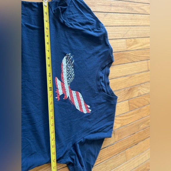 Life Is Good T-shirt Men’s Size Large USA American Eagle Flag Patriotic NWOT - Picture 4 of 5